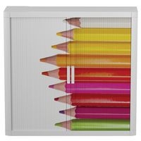 Armoire à rideaux personnalisée crayons - EasyOffice - Image 3