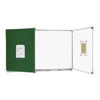 Tableau triptyque 1,20x1,50 m blanc, cadre aluminium anodisé + kit d'entretien - Image 4