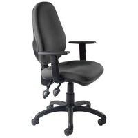 Fauteuil de bureau Saxe accoudoirs réglables coloris gris - Image principale