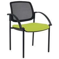 Lot de 2 fauteuils visiteurs Ritz dossier résille noir - Manutan Expert - Image 5