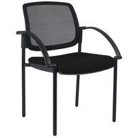 Lot de 2 fauteuils visiteurs Ritz dossier résille noir - Manutan Expert - Image 3