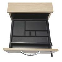 Caisson hauteur bureau 3 tiroirs profondeur 80 cm chêne de fil - Image 2