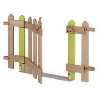 Portillon 7 lattes Lili - montants coloris vert - Image 2