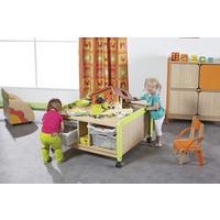 Meuble d'activités Lili montants coloris vert - Image 6