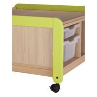Meuble d'activités Lili montants coloris vert - Image 3