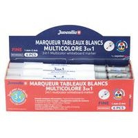 Marqueur effaçable à sec 3 couleurs pointe rechargeable - Image 2