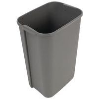 Poubelle à couvercle basculant 50L - Gris - Image 8