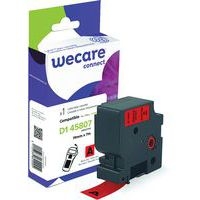 Cassette pour étiqueteuse Dymo D1 - 19 mm - Noir/Rouge - Image principale