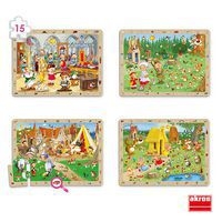 Lot 4 puzzles observation contes - Image principale