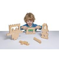 Lot 30 blocs bois zigzag - Image 4