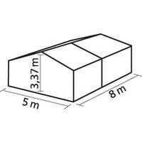 PACK Tente Recept 5 x 8 m 40  mixte - Image 5