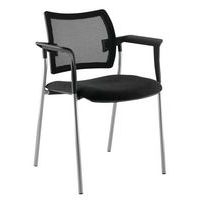 Fauteuil visiteur Tendance dossier résille Sokoa - Image 3