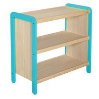 Rayonnage maternelle Lili piètement coloris bleu turquoise - Image principale