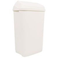 Poubelle à couvercle basculant - 50L - Blanc - Probbax - Image 7