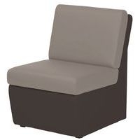 Chauffeuse Khéops dédoussable coloris chocolat/terre - Image principale