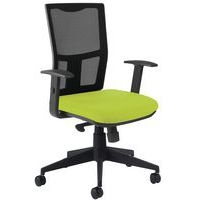 Fauteuil Ritz accoudoir réglable dossier résille noire - Manutan Expert - Image principale