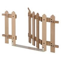 Portillon 7 lattes Lili - montants coloris hêtre - Image principale