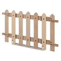 Portillon 7 lattes Lili - montants coloris hêtre - Image 4