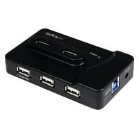 Hub combiné USB 3.0/2.0 6 ports avec port de charge - Image principale