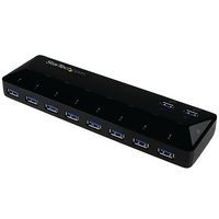 Hub USB 3.0 à 10 ports avec ports de charge et synchronisation-2x 1,5 A - Image principale