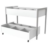 Bac gigogne Ellipse blanc sur roulettes - Manutan Expert - Image 5