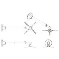 Support mural pour vidéoprojecteur courte focale - jusqu'à 123 cm - Image 2