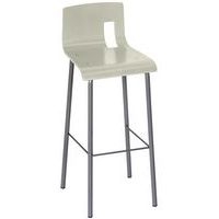 Tabouret haut Colombo piètement tube Gris - Image principale
