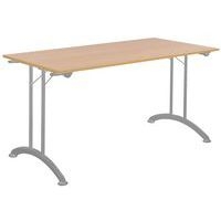 Table New Line pliante Rectangle 160 x 70 cm Hêtre pied Alu - Image principale