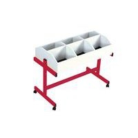 Bac à albums mobile, réglable en hauteur Zédia - Image principale