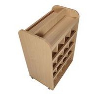 Meuble à doudous 32 cases coloris hêtre - Image 2