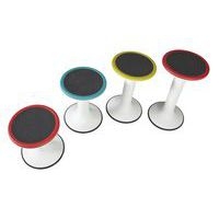 Tabouret Mogoo T2 à T7 assise noire et rouge - Image 8