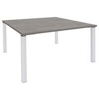 Table de réunion carrée 140x140 cm Lounge 4 pieds Simmob - Image 9