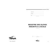 Registre matricule 200 élèves 21x29.7 cm 48 pages réf P12 - Image principale
