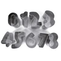 Lot 9 emporte pièces chiffres 3 cm - Image 2