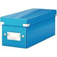 Lot de 6 Boîte de rangement Leitz Click & Store, format CD Bleu - Image principale