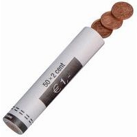 Lot de 96 Étui à monnaie en Papier - pièces de 0,02euros 50pcs/tube - Image principale