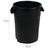 Conteneur rond - Noir - Manutan Expert - Image 6