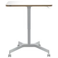 Bureau compact réglable en hauteur - Piètement blanc - Leitz - Image 7