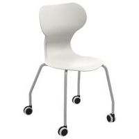 Chaise recyclée sur roulettes Mia Castors - Mirplay School - Image 2