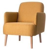 Fauteuil Duncan pied hêtre revêtement tissu poyester Paperflow - Image 6