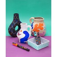 Set 4 marqueurs PC3M pointe conique fine couleurs assorties - Image 2