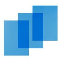 Film transparent (Boite de 100) - bleu - Image principale