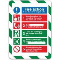 Lot de 2 cadre magneto securite magnetique A4 vert/blanc - Image 3