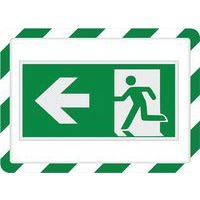 Lot de 2 cadre magneto securite magnetique A4 vert/blanc - Image 2