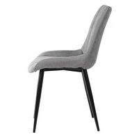 Lot de 4 chaises Mila gris clair - Image 3