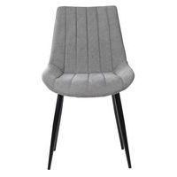 Lot de 4 chaises Mila gris clair - Image 4