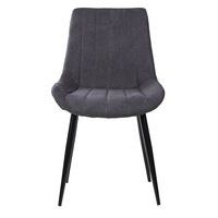 Lot de 4 chaises Mila gris foncé - Image 4