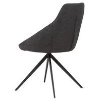 Lot de 2 chaises Célia gris foncé - Image 2