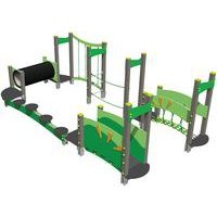 Circuit d'équilibre avec 6 plateformes alu- jambes de scellement - Image principale