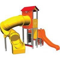 Structure double toboggan Titan alu - Manutan Expert - Image principale